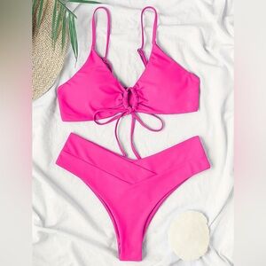 Vibrant Pink Bikini Set